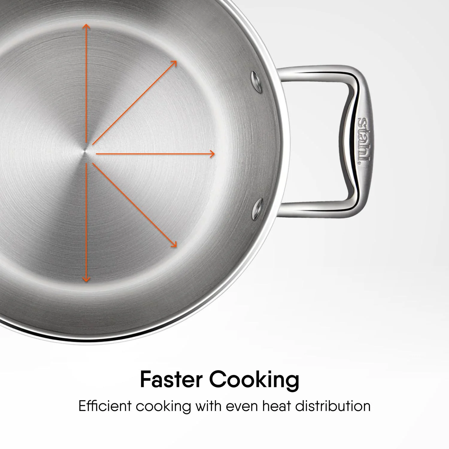 Triply Artisan Series Stainless Steel Casserole 22CM/3.8L view 3