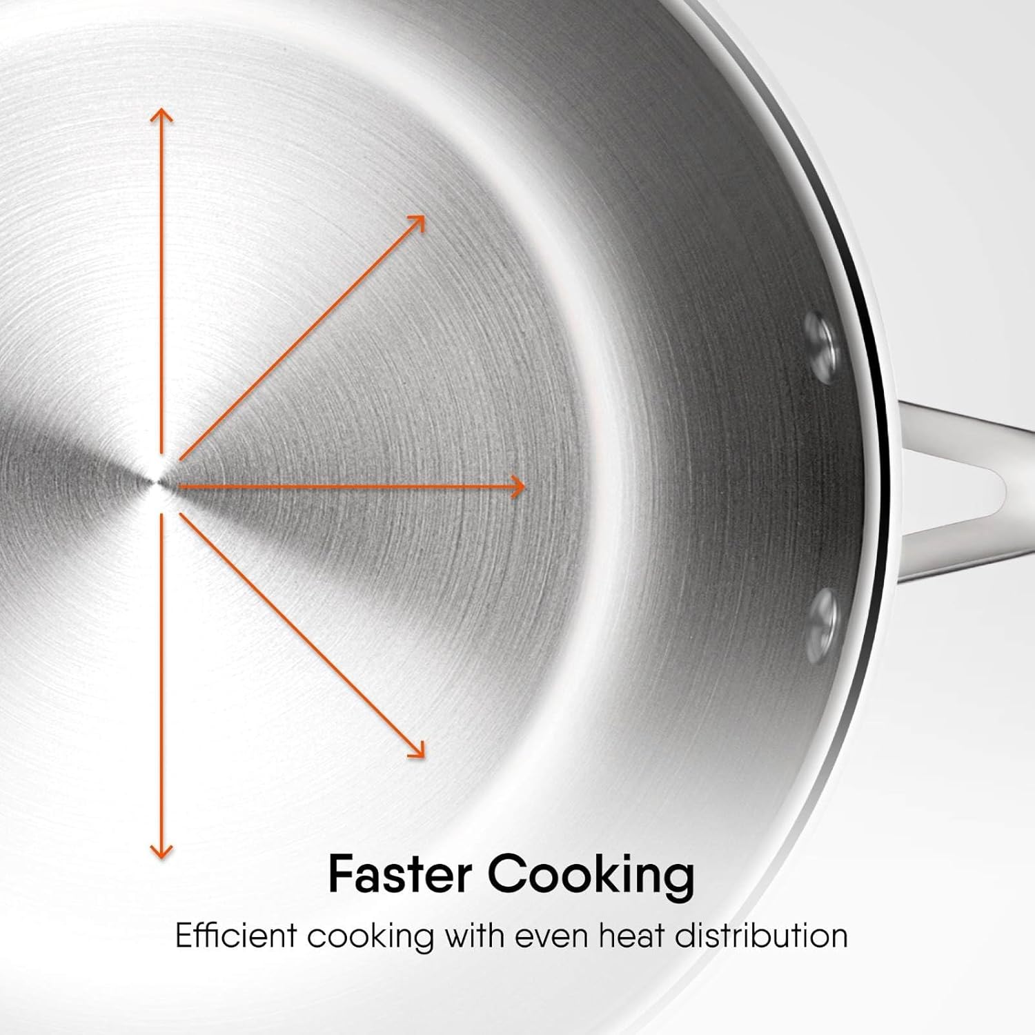 Stahl Steel Frypan - Triply Artisan Series 22CM (4422) view 3