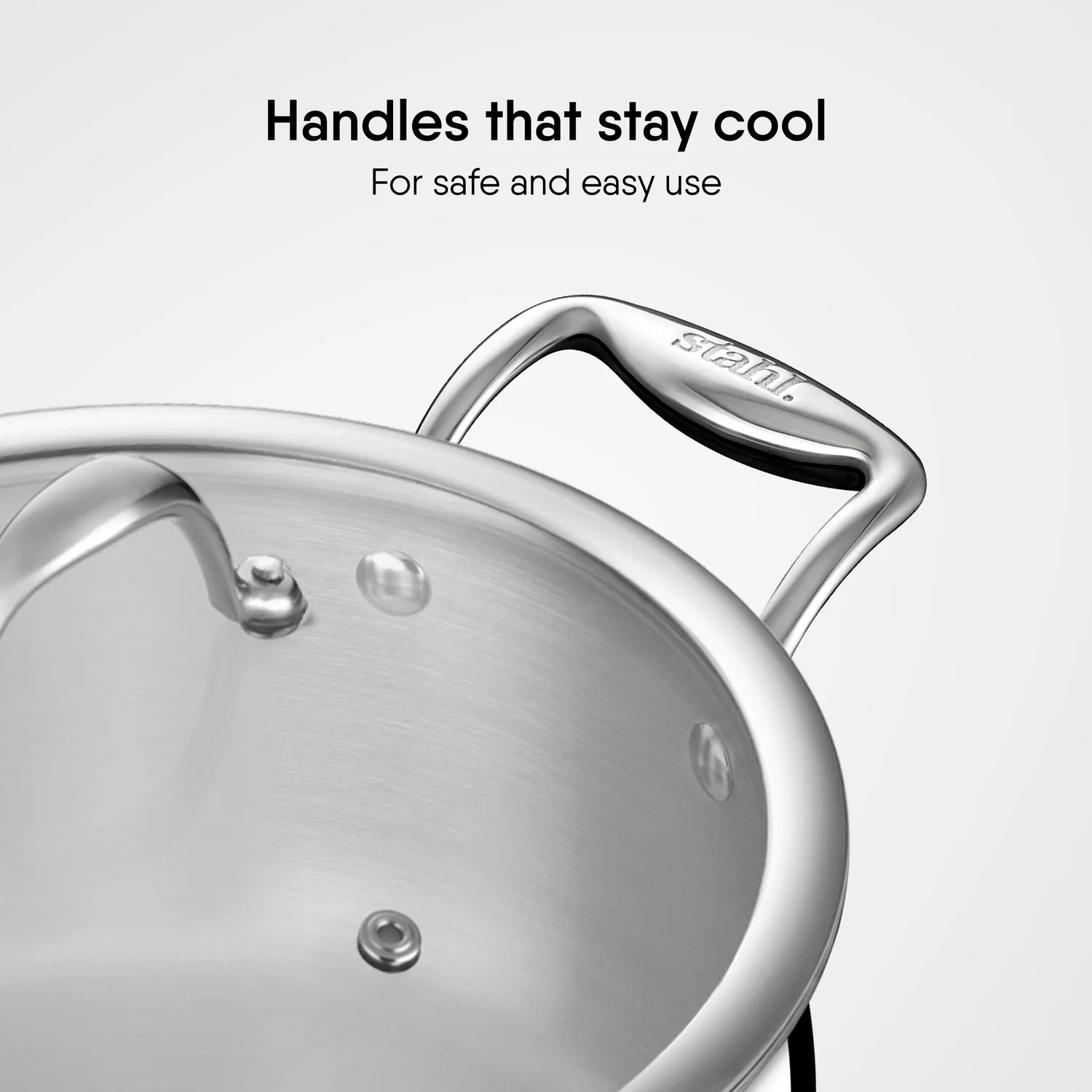 Stahl Belly Sauce Pot / Casserole - Triply Artisan Series 20Cm (4180) view 2