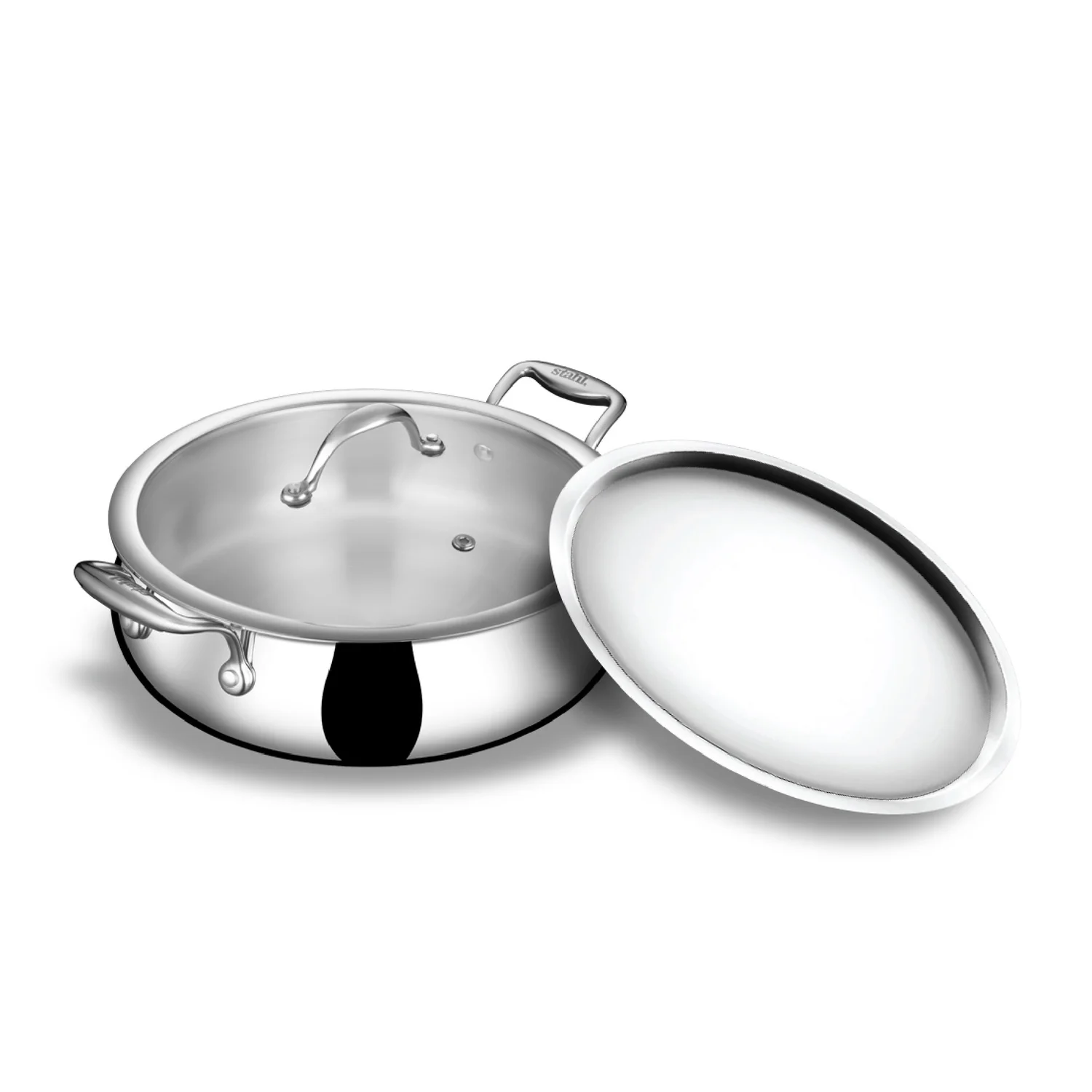 Stahl Artisan Biryani Handi + Lid 24CM (4184)