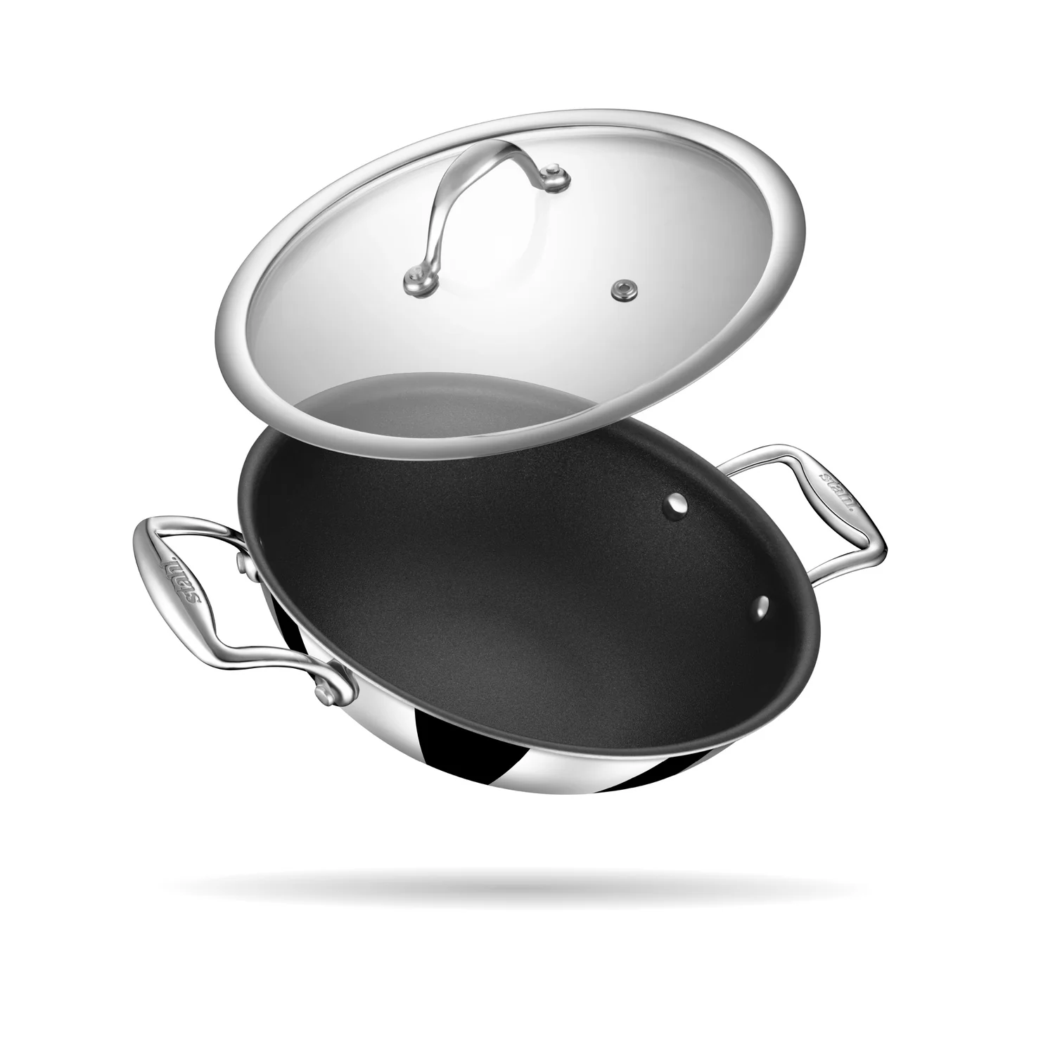 Stahl Artisan Schild Kadhai 24CM (3354)